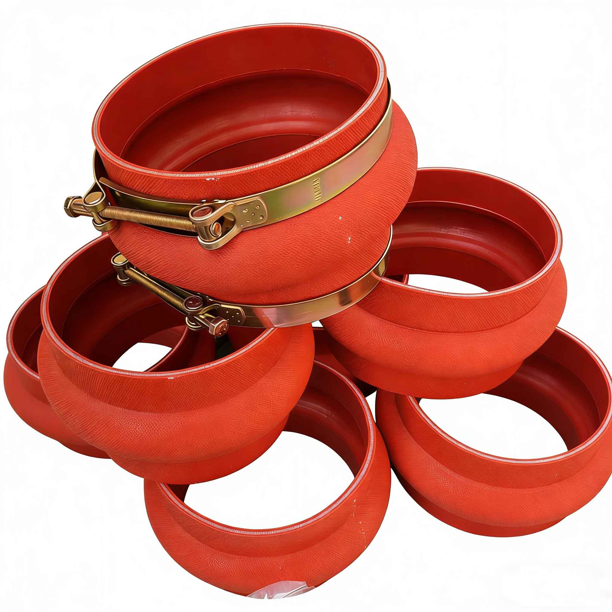 Clamp type rubber expansion joint