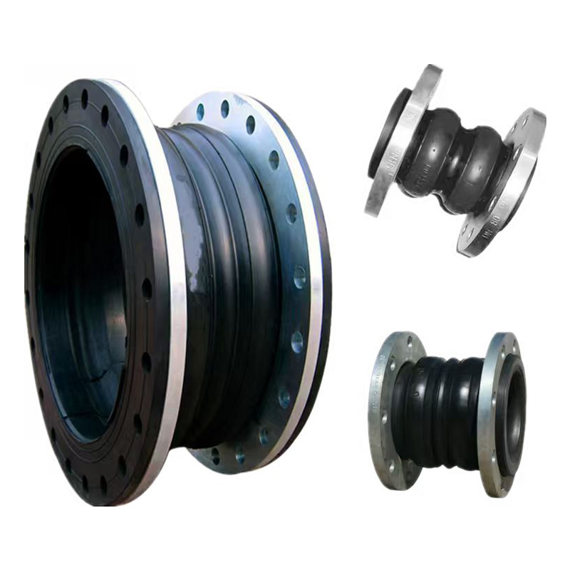Double sphere rubber expansion joint