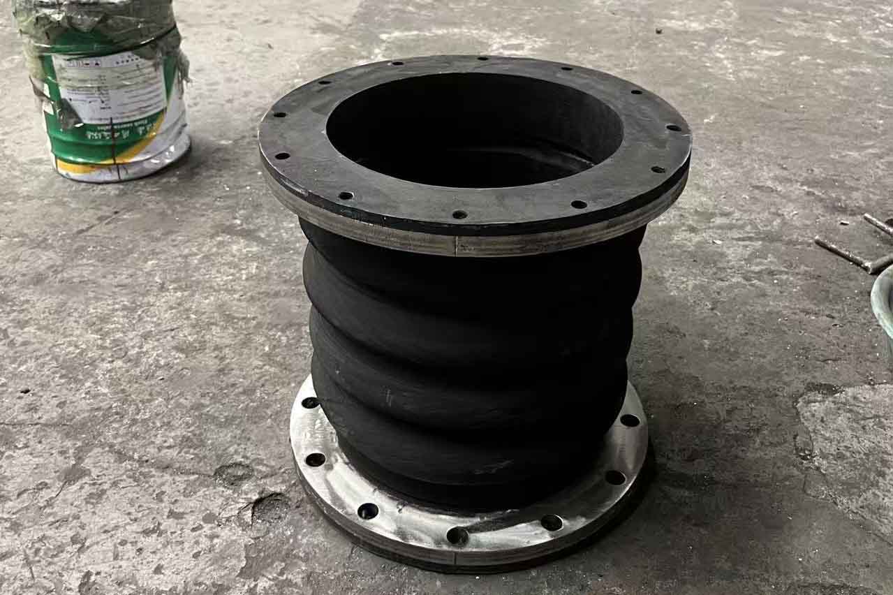 Hand-built rubber expansion joint